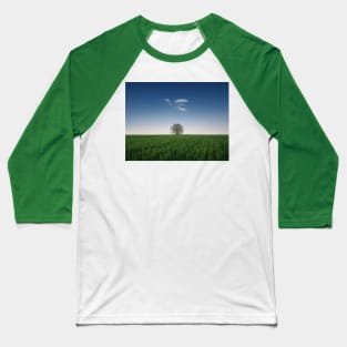 a tree in the wheat field Baseball T-Shirt